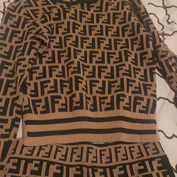 Fendi Pants - Fendi tracksuit womens small. like brand new  $100